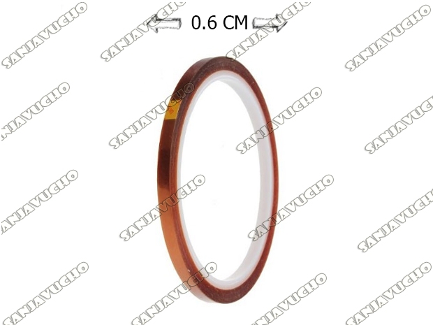 &+ CINTA SOLDADO ALTA TEMPERATURA KAPTON 6 MM